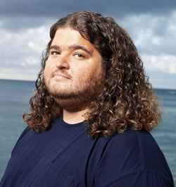 Hurley The only character on lost that looked interesting to me.