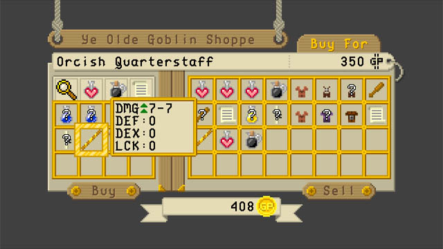 Epic Dungeon Simple inventory management, just how I like it.